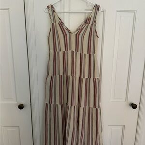 Marine Layer Gauze Maxi/Midi Dress with Pockets